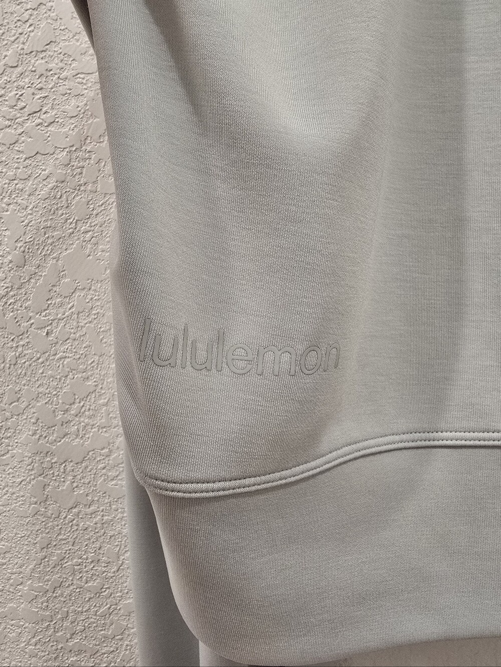 Lululemon Softstreme Perfectly Oversized Cropped Crew Sheer Blue 6 - Picture 3 of 7